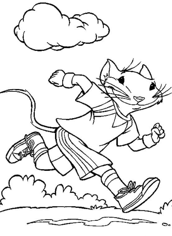 554x761 Exercise Coloring Pages For Kids