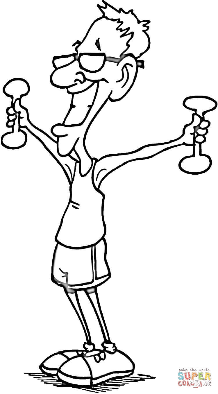 750x1356 Exercise For Arms Coloring Page Free Printable Pages Also