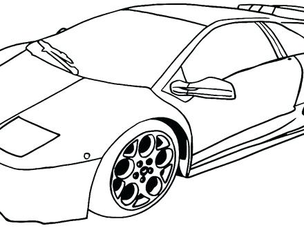 440x330 Printable Coloring Page For Kids Exotic Cars Vehicles Free Images