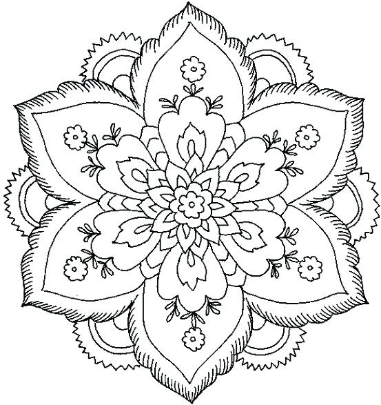553x587 Mandala Coloring Pages Printable Murs