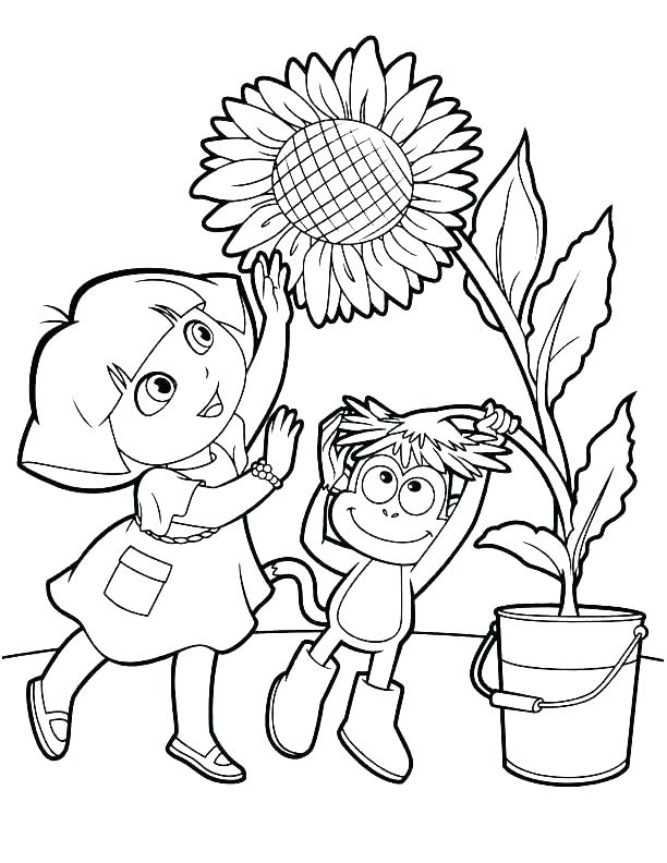 612x792 Dora Coloring Pages Free Coloring Pages The Explorer Color Pages