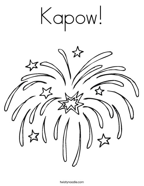 468x605 Kapow Coloring Page