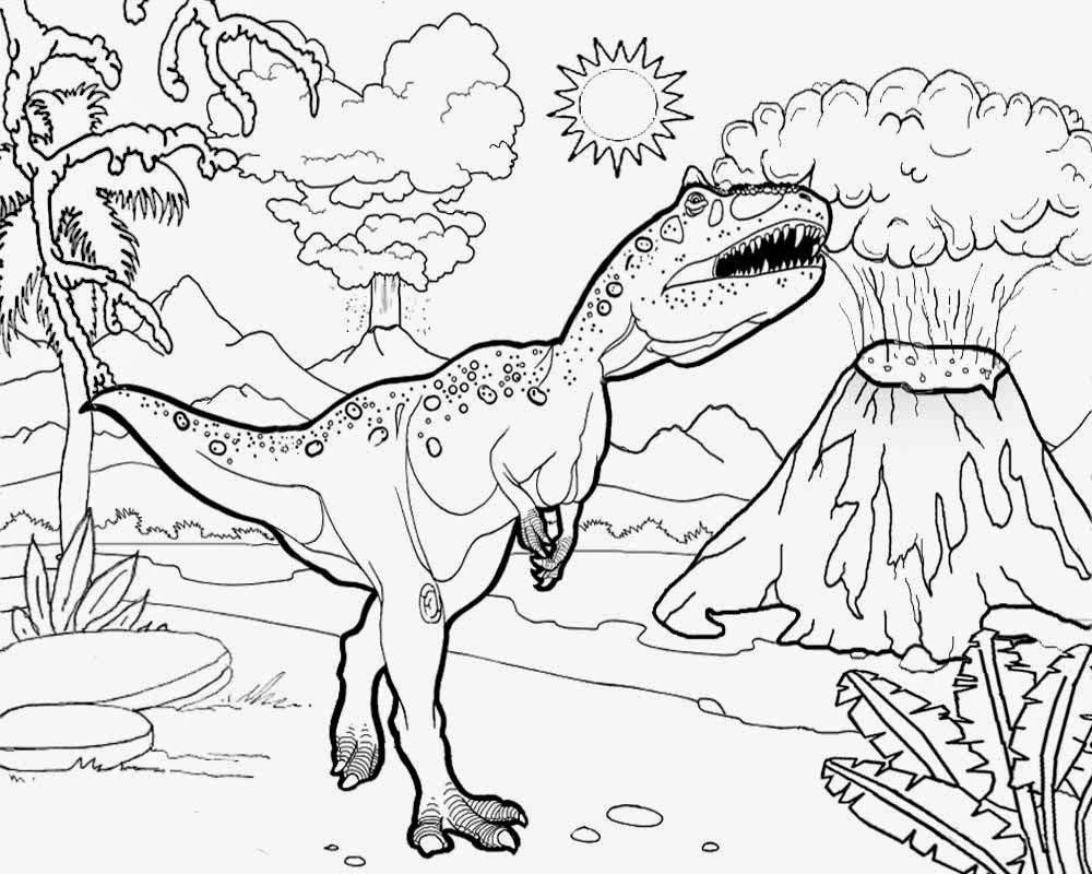 1000x800 Volcanic Explosion Coloring Page