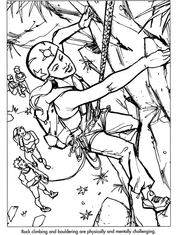 610x806 Extreme Sports Welcome To Dover Publications Coloriage Sport