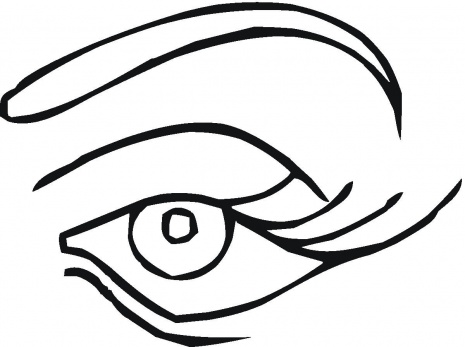465x347 Eye Coloring Pages