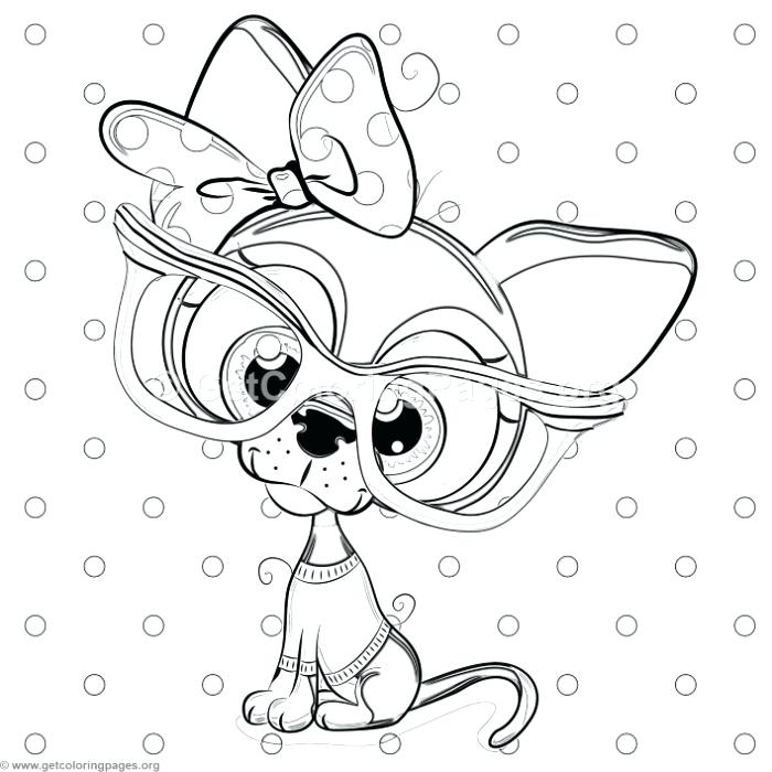 700x700 Glasses Coloring Pages Dog With Glasses Coloring Pages Coloring