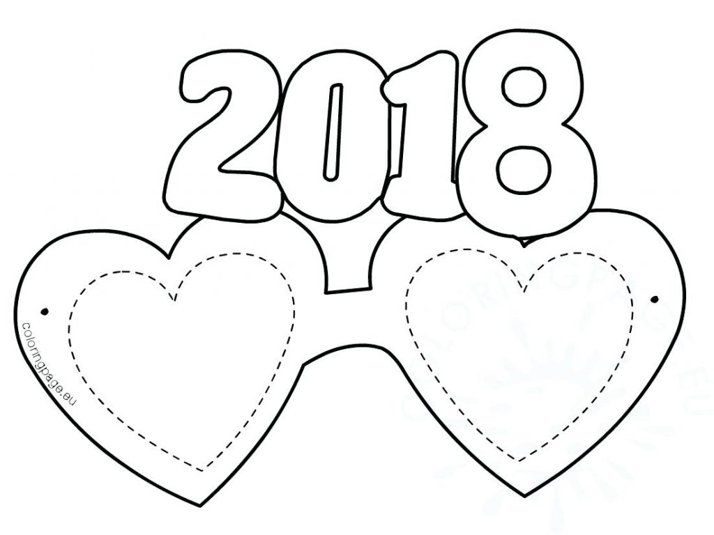 1024x768 Coloring Page New Years Eve Coloring Pages Heart Shaped Paper