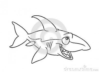 388x281 Fish Shark Illustration Coloring Pages Artwork Of Wild Just