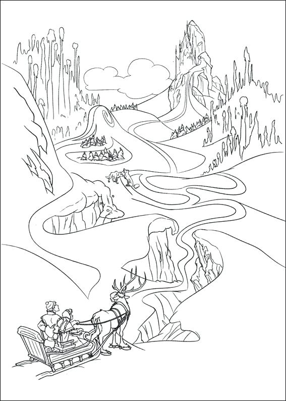 567x794 Frozen Color Pages