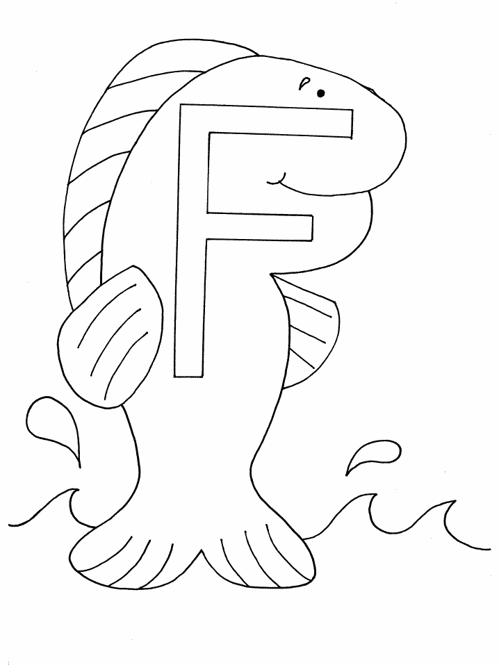 F Coloring Pages