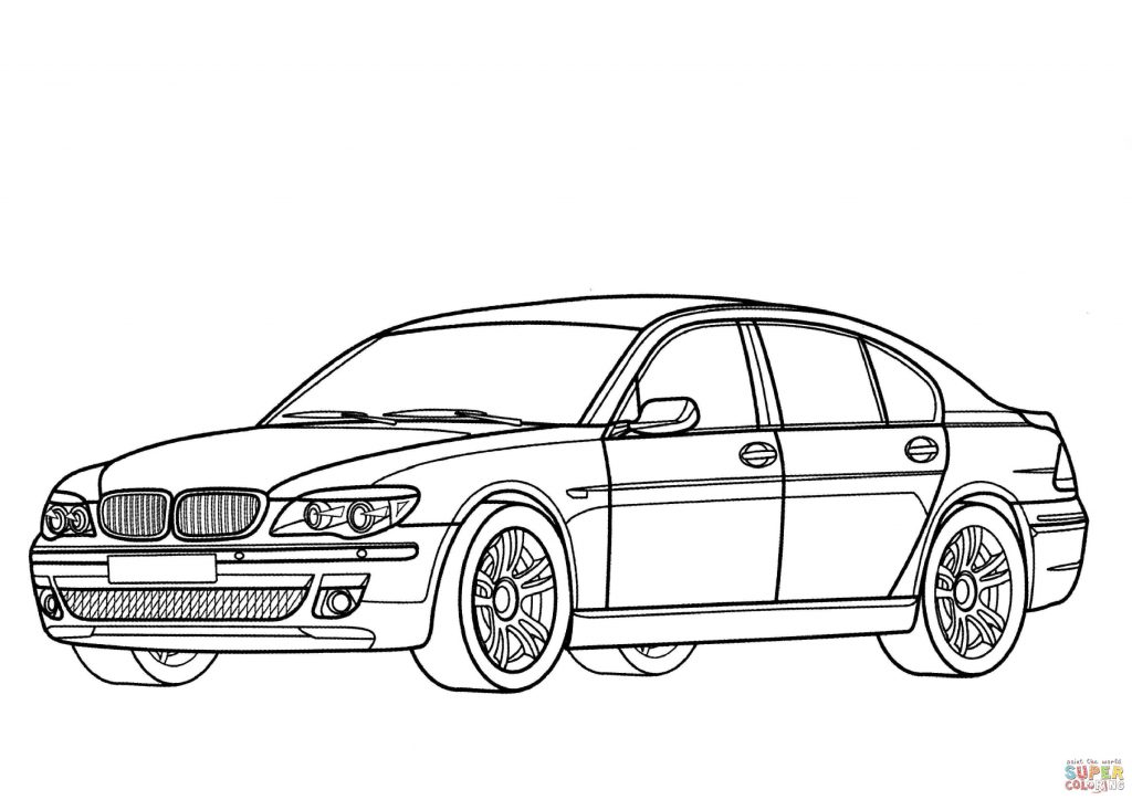 1024x724 Bmw Series Car Coloring Page