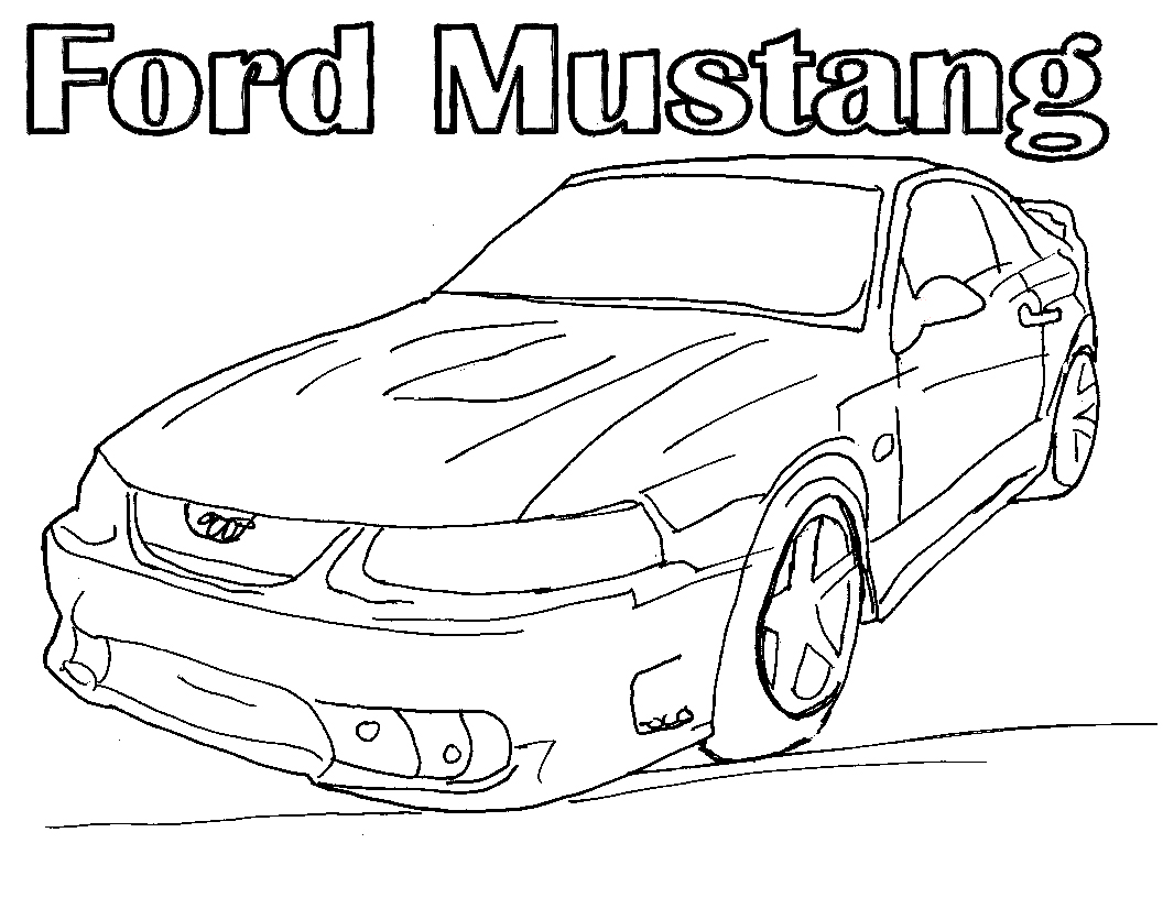 1056x816 Ford Coloring Pages
