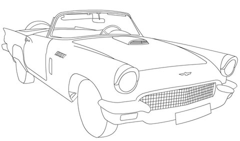 480x282 Ford Pickup Truck Coloring Page