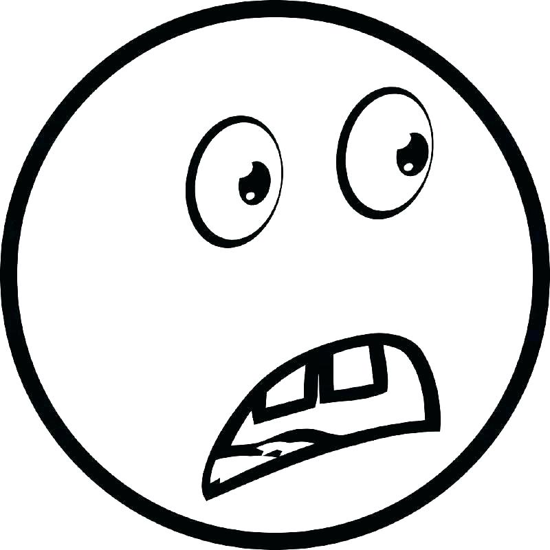 800x800 Smiley Face Coloring Pages Happy Face For Coloring Printable Emoji