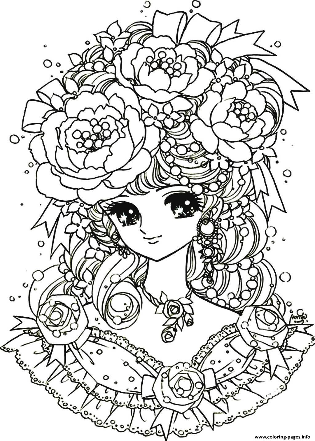 1024x1433 Amazing Flowers Colouring Pages For Adults Flower Coloring