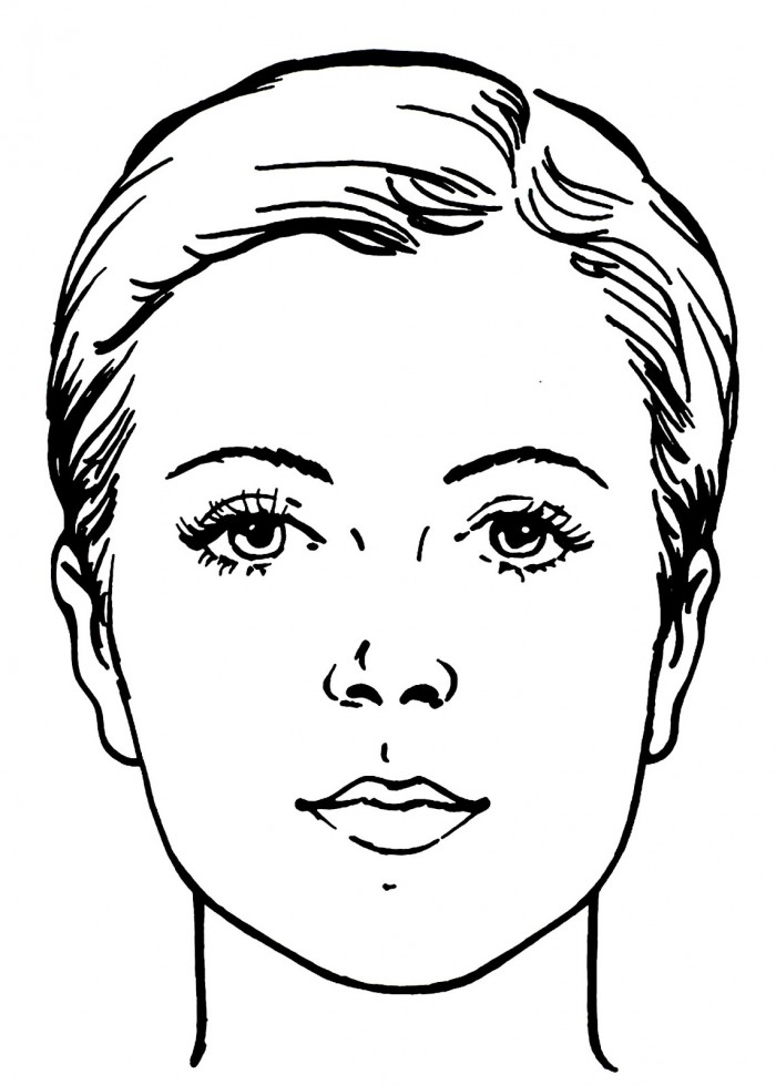 700x979 Coloring Pages Of Faces Coloring Pages Faces Face Coloring Page