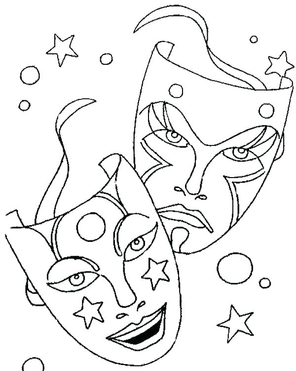 600x750 Mask Coloring Pages Plus Kids Coloring Pages Printable Mask Page