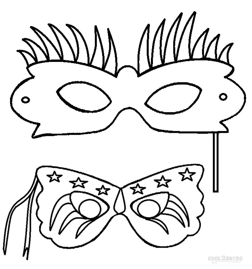 850x907 Printable Mardi Gras Coloring Pages For Kids