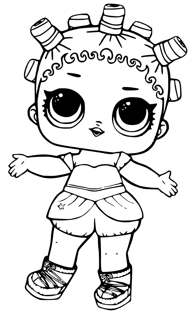 640x1024 Free Printable Lol Surprise Dolls Coloring Pages