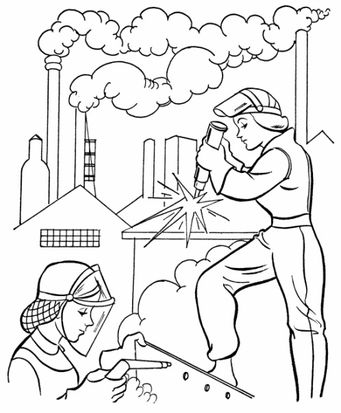 498x604 Female Labor Working In Factory Coloring Pages Free Coloring Pages