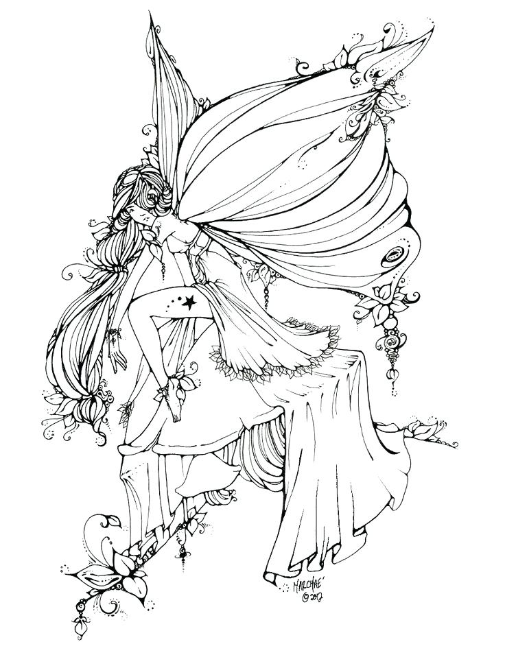 736x955 Faerie Coloring Pages Adult Fantasy Coloring Pages Best Fairy