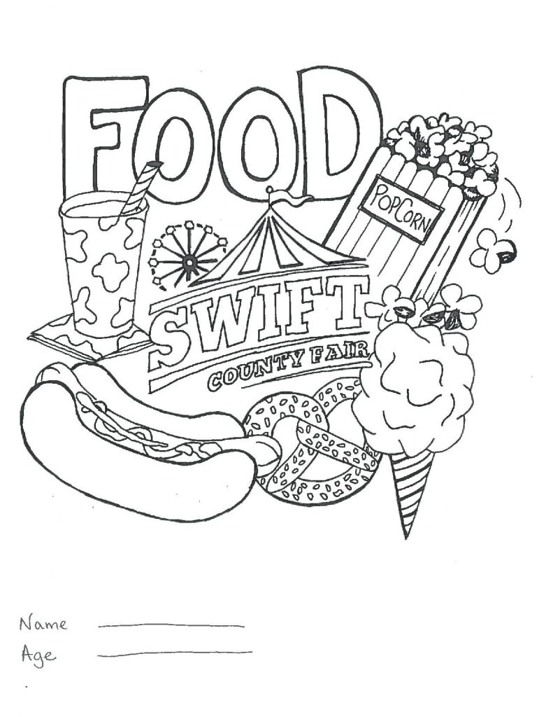 791x1024 Fair Coloring Pages