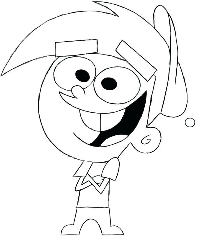 667x800 Fairly Odd Parents Coloring Pages Fairly Turner Odd Parents