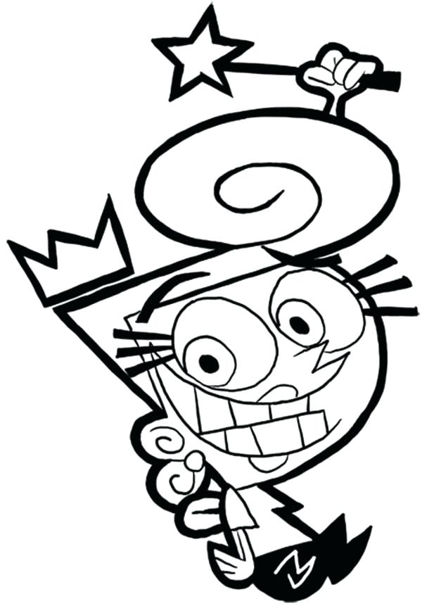 600x861 Fairly Odd Parents Coloring Pages S Colorg Odd Parents Coloring