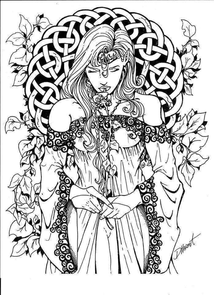 697x960 Adult Fantasy Coloring Pages Fascinating Best Fairy Coloring
