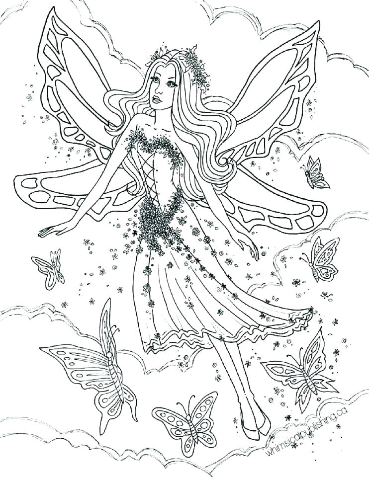 742x960 Printable Fairy Coloring Pages Fairy Coloring Book Fairies