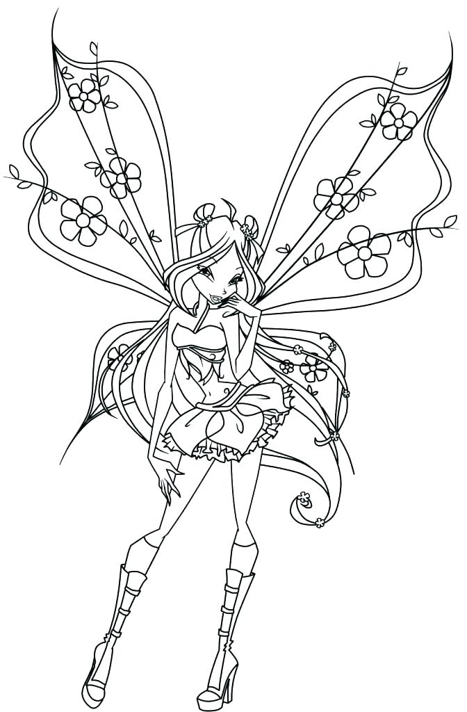 672x1024 Fairy Coloring Pages For Kids
