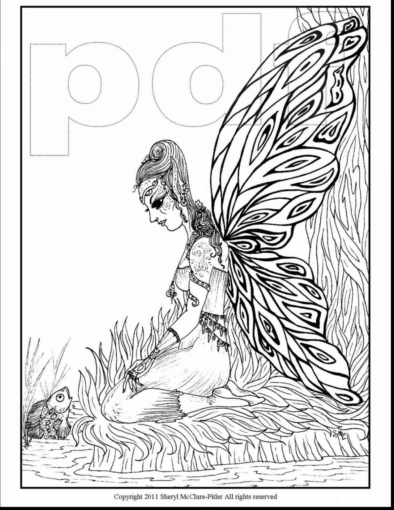 1274x1650 Best Of Adult Fairy Coloring Pages Coloring Page