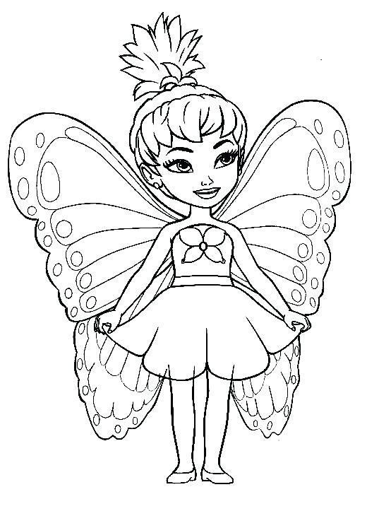 537x730 Fairy Princess Coloring Pages Fairy Coloring Book Barbie Fairy