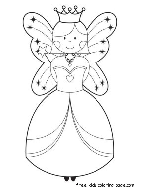 291x377 Free Disney Cute Fairy Coloring Pages Printable For Girlsfree
