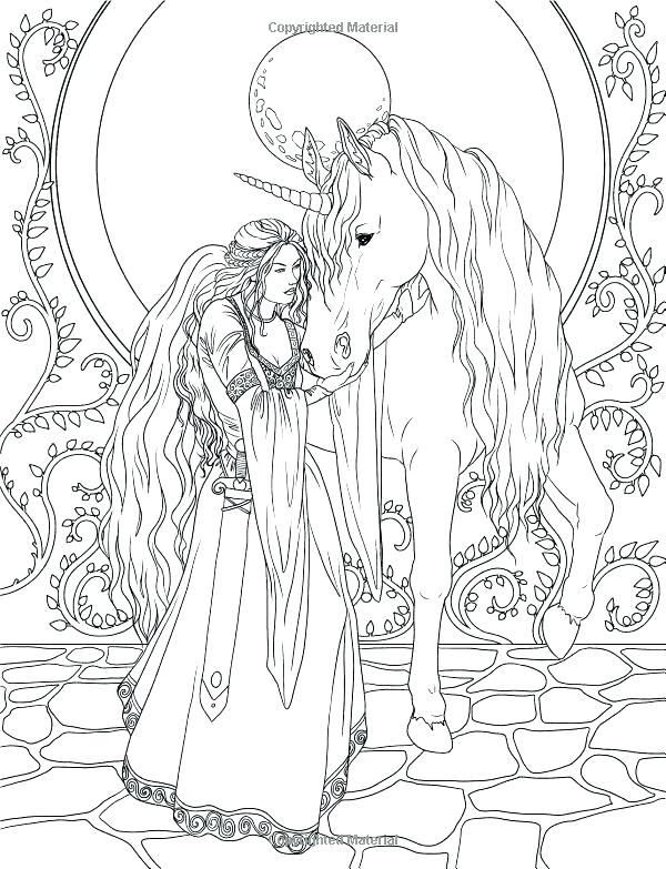 600x783 Fairy Coloring Page