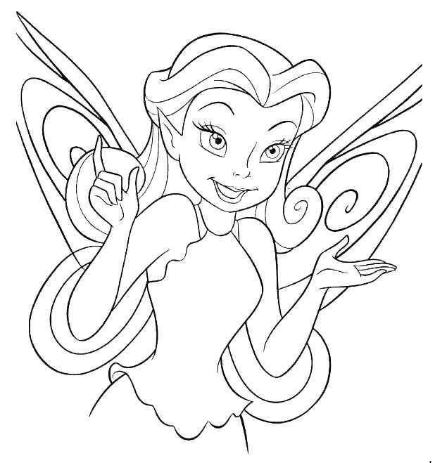 618x659 Disney Fairy Coloring Pages Fairy Printable Coloring Pages