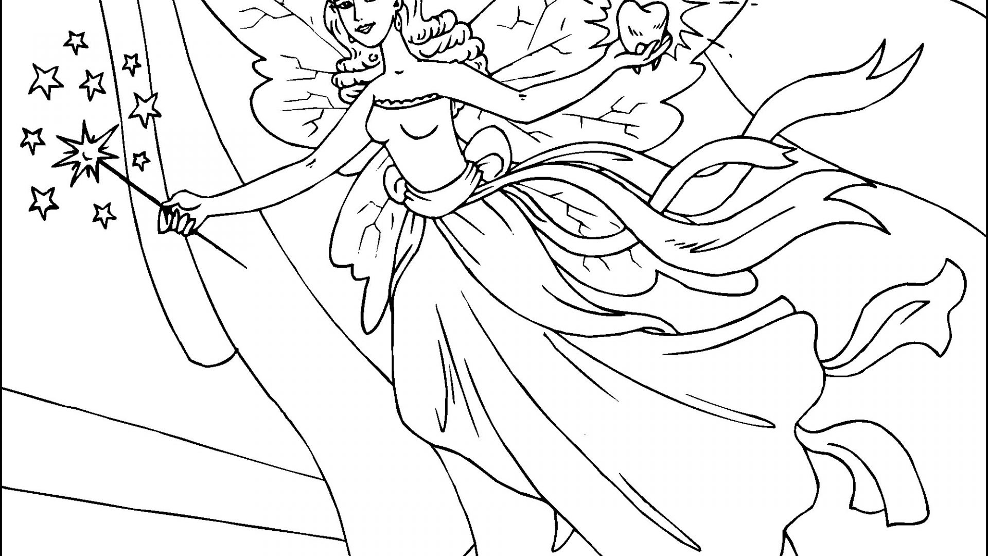 1920x1080 Impressive Free Fairyoring Pages Printable Gothic Disney Online