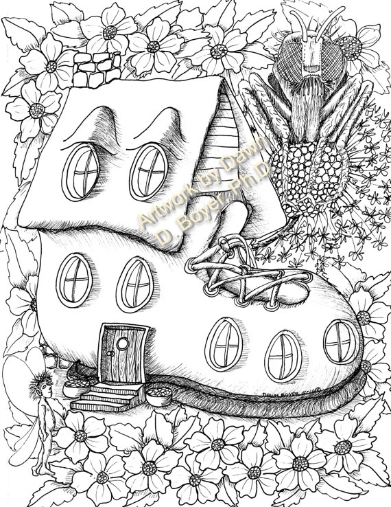 570x738 Coloring Pages Fairy House Fairy House Coloring Pages Fairy Houses