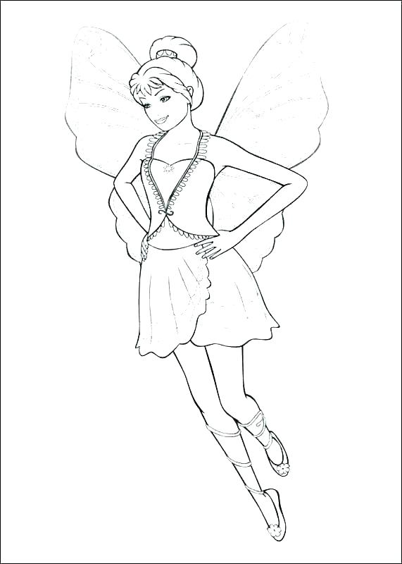571x800 Fairy Princess Coloring Page Able Barbie Fairy Princess Coloring