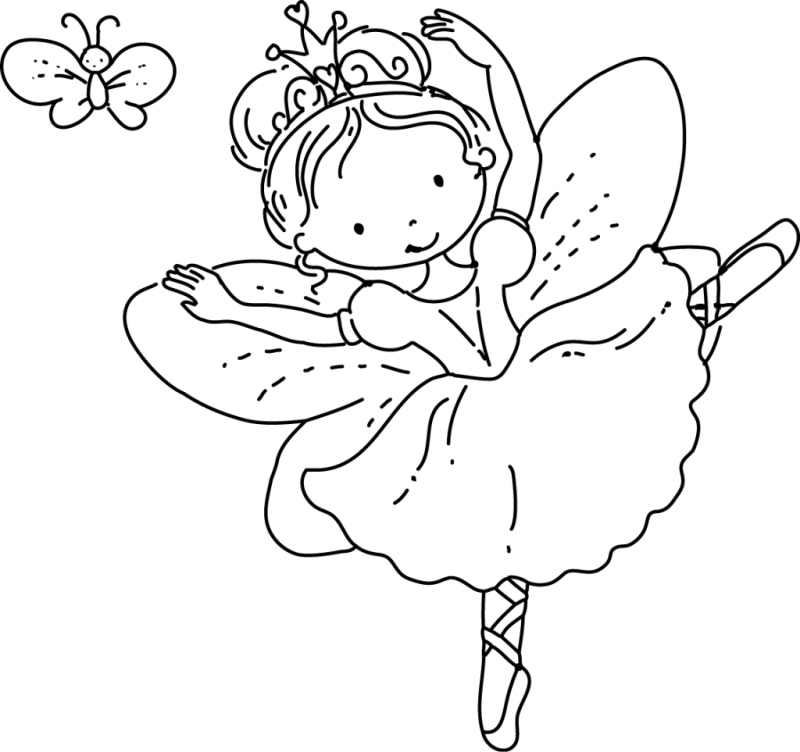 800x752 Fairy Princess Coloring Pages Fairy Princess Coloring Pages