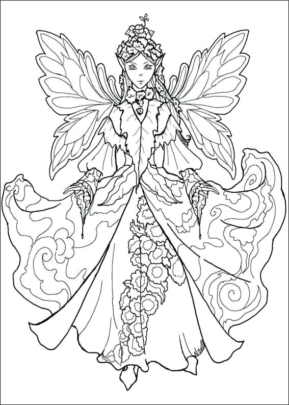 567x794 Images Of Coloring Pages Sampler Fairy Princess Coloring Pages
