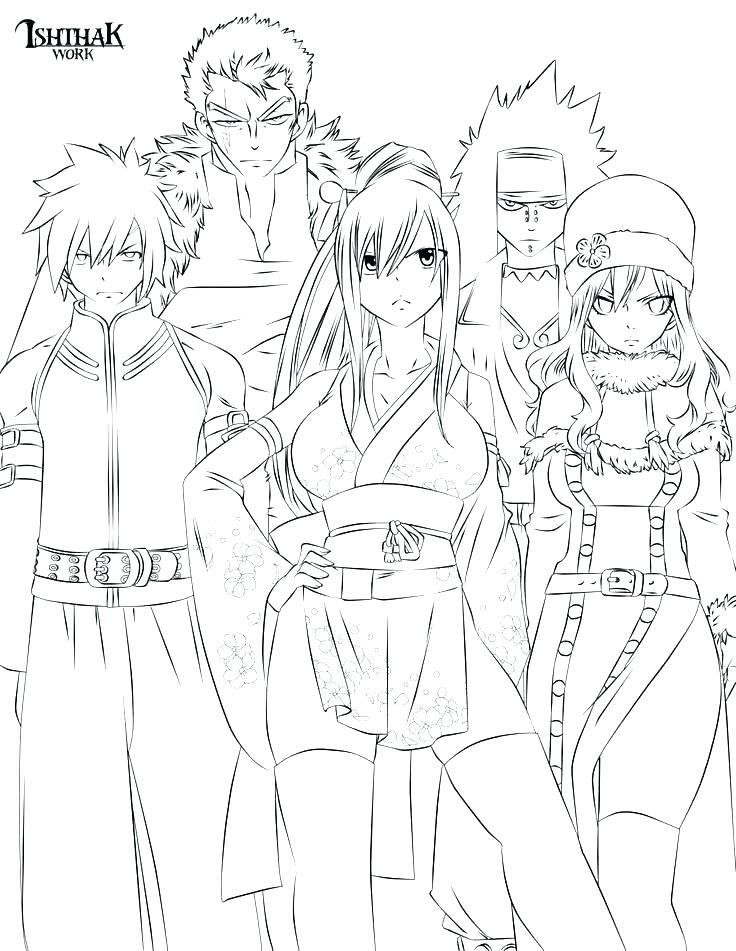 736x951 Fairy Tail Coloring Pages Fairy Tail Coloring Pages Anime Best