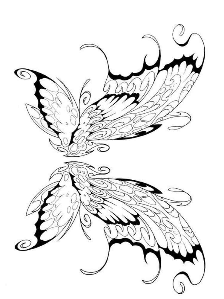 750x1000 Fairy Wings Coloring Pages Free Printable Fairy Wings Coloring Pages