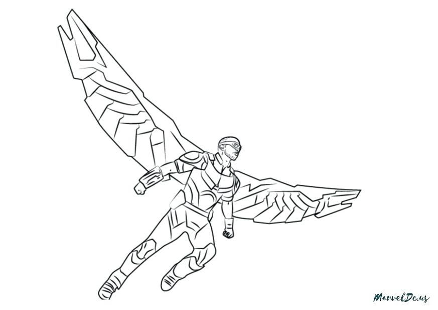 873x617 Coloring Pages Disney Princesses The Latest Trend In Marvel Falcon