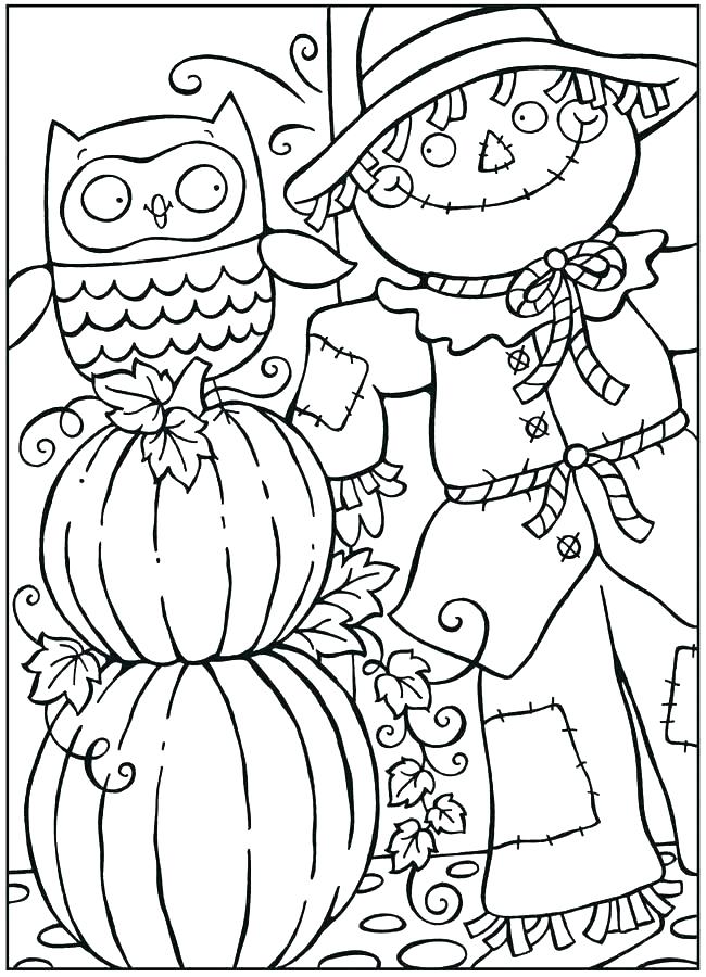 650x900 Free Fall Coloring Pages Fall Coloring Pages For Kids Coloring