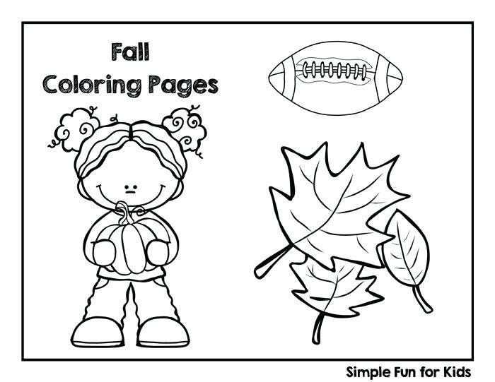 700x541 Fall Coloring Pages For Preschoolers For Kids Fine Motor Fun