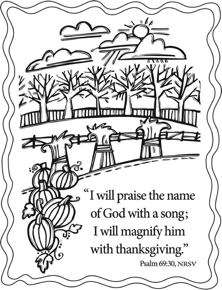 736x961 Free Christian Thanksgiving Coloring Pages Best Thanksgiving