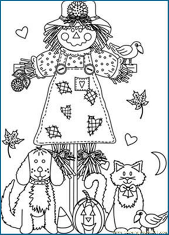 650x902 Fall Coloring Coloring Page