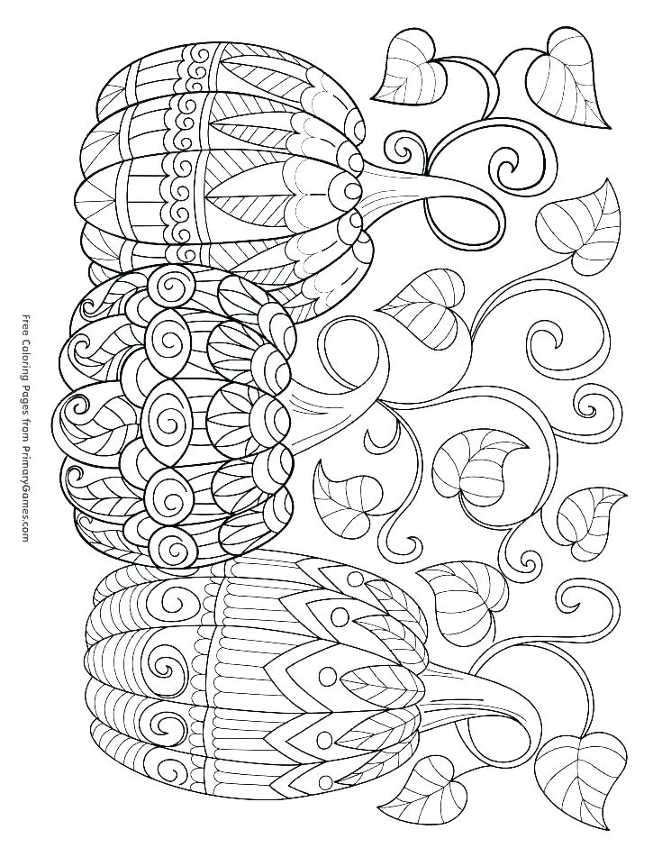 735x951 Free Printable Fall Leaves Coloring Pages