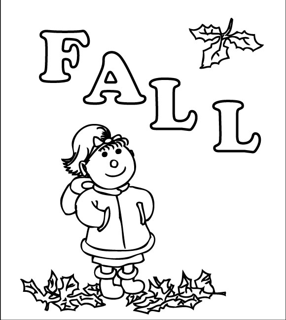 580x648 Fall Coloring Pages, Fall Activities For Kids